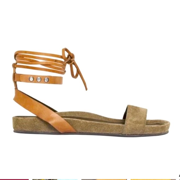 Spell & The Gypsy olive wrap sandal - Picture 2 of 4